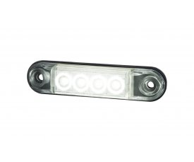 LD 2327 Габаритный фонарь SLIM HOR 88 4 LED белый   функция: позиционный перед 52327